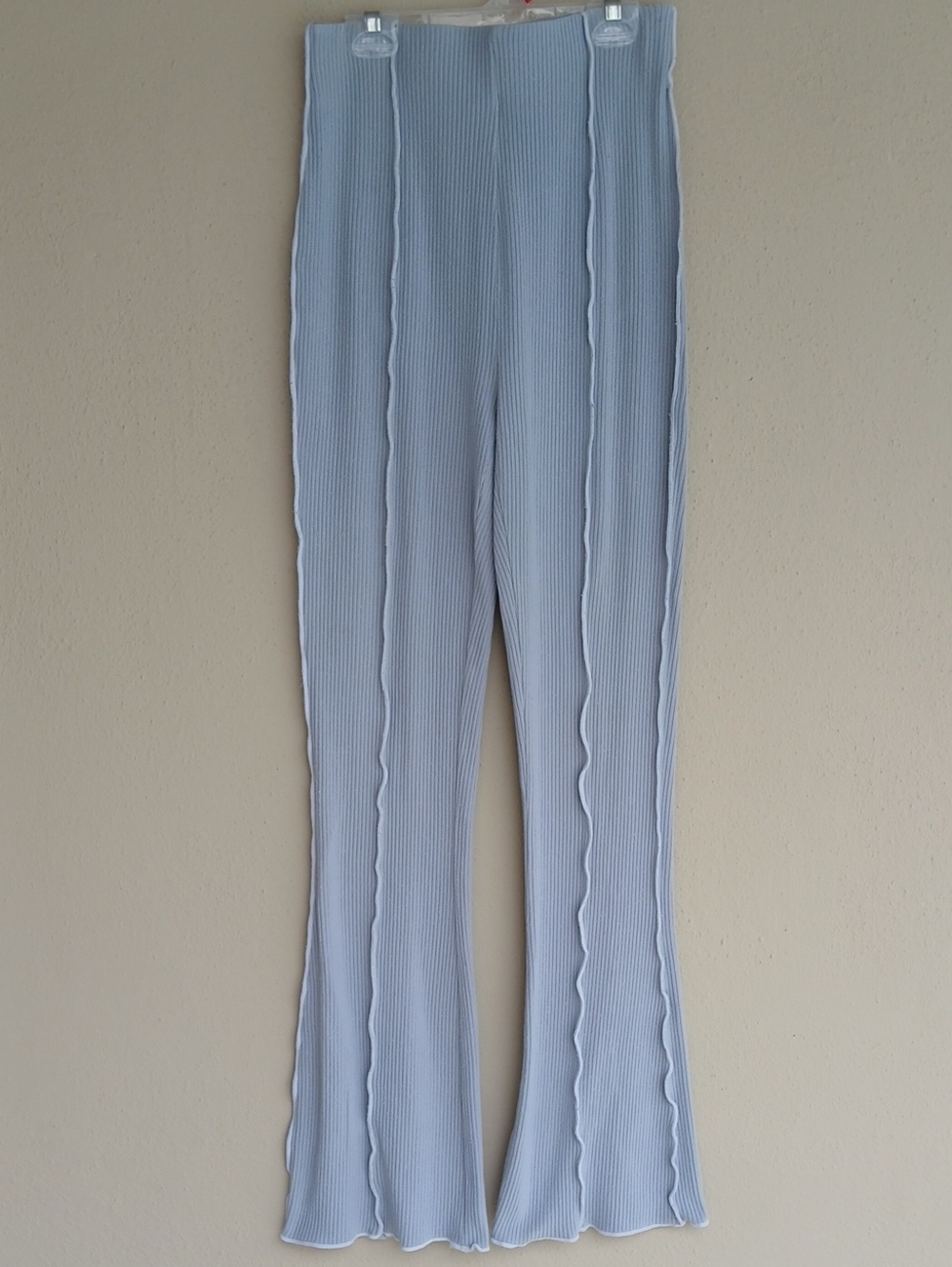 Maniere De Voir Ribbed Knit Pants